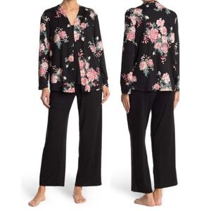 MSRP $62.00. NWT Flora three piece travel PJs. Gorgeous!